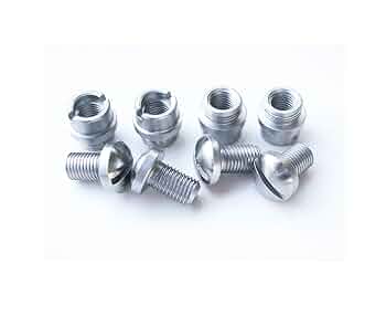 ☆1911用 木製 グリップ スクリューネジ付き M1911用 グリップスクリュー ステンレス製 リアルサイズ 4個